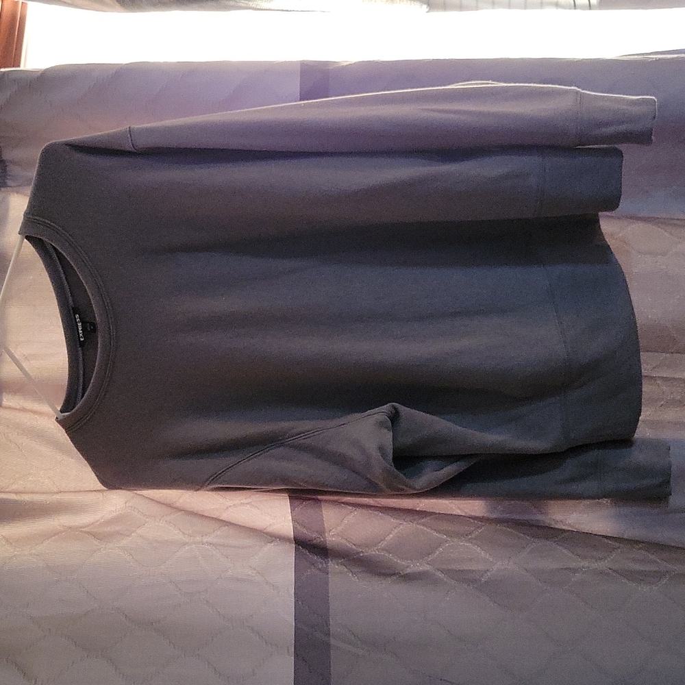 Express Gray Comfy Sweater